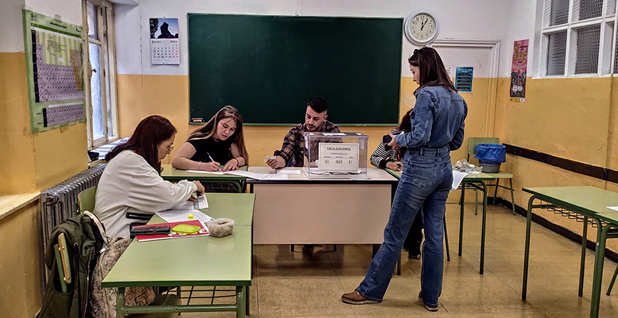 La participacin electoral en Cantabria a las 14.00 horas es casi un 6% inferior a la de 2019