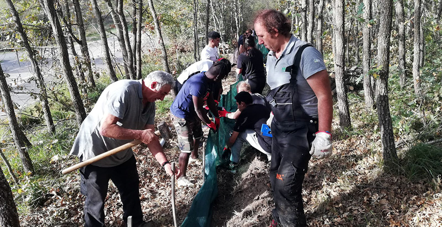 Un paso subterrneo para evitar el atropello de pequea fauna en Orzales