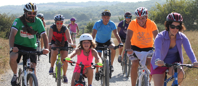 Pedalear en el entorno del Pantano del Ebro
