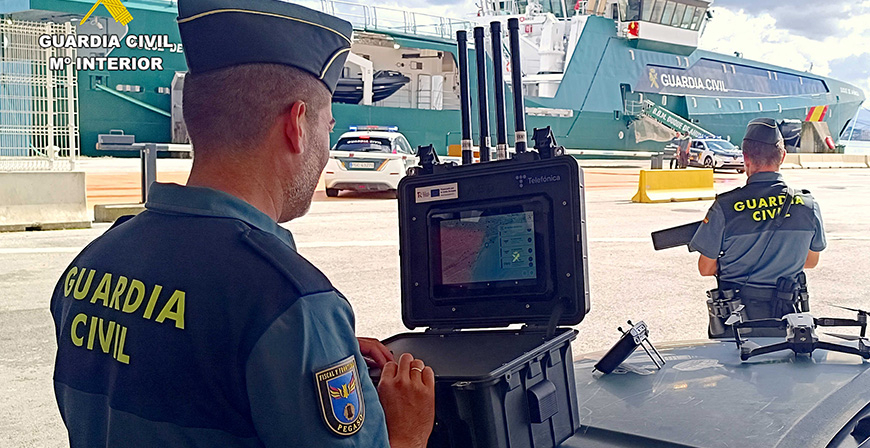 El Pegaso de la Guardia Civil de Cantabria formul este verano una decena de denuncias relacionadas con el uso de drones