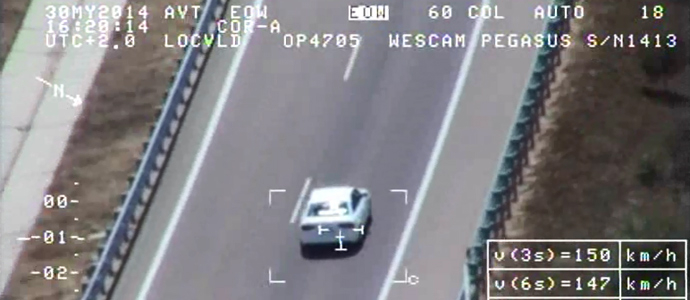 El Pegasus sobrevolar las carreteras cntabras en noviembre