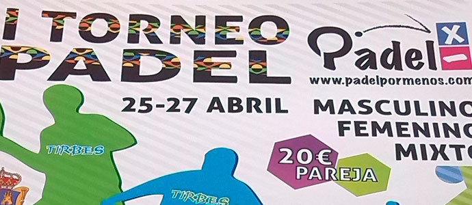 La pea Tirbes organiza un torneo de pdel