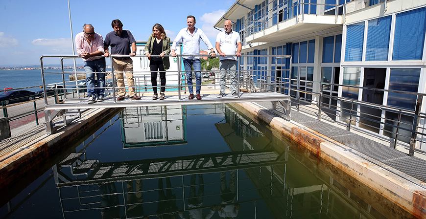 Pesca invierte 44.500 euros para mejorar el foso de buceo de la Escuela Nutico-Pesquera de Santander 