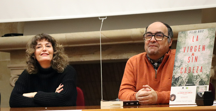 Pilar Ruiz present en Reinosa 'La virgen sin cabeza', una novela policiaca ambientada en Campoo
