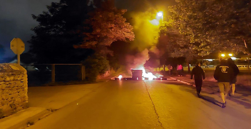 Piquetes cortan de madrugada los accesos a la zona industrial de Reinosa con motivo de la huelga del metal