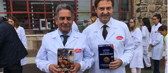 La planta de Cutara en Reinosa fabricar en exclusiva una nueva gama de galletas ecolgicas