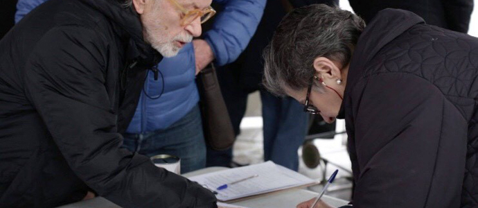 La Plaza de Espaa de Reinosa acoger hoy una mesa de firmas con el objetivo de blindar las pensiones