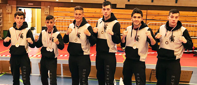 Pleno de oros para los 'espartanos' en el Campeonato de Cantabria