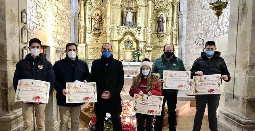 Policarpo Gmez logra el primer puesto del XI Concurso de ambientacin navidea de Requejo