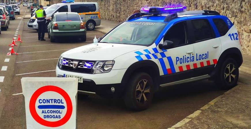 La Polica Local de Aguilar de Campoo detiene a un hombre que conduca bajo los efectos del alcohol y las drogas
