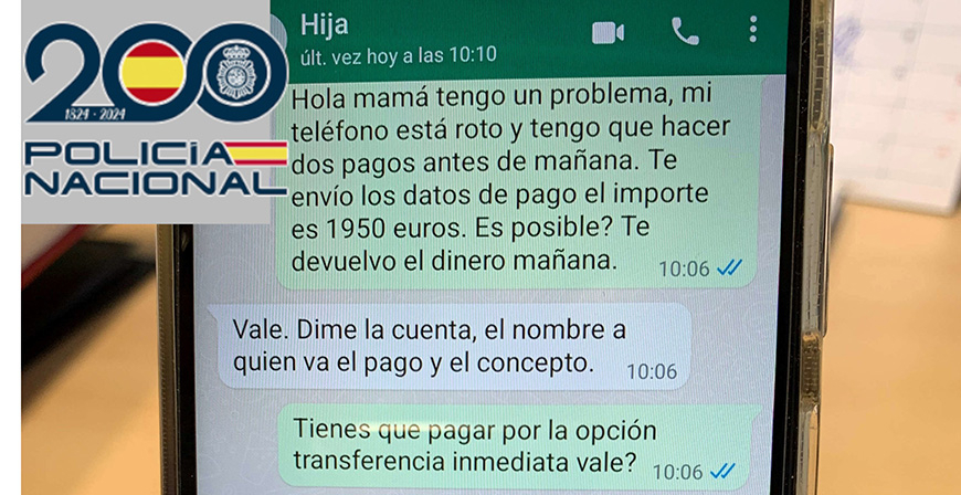 Polica Nacional alerta sobre la estafa del 