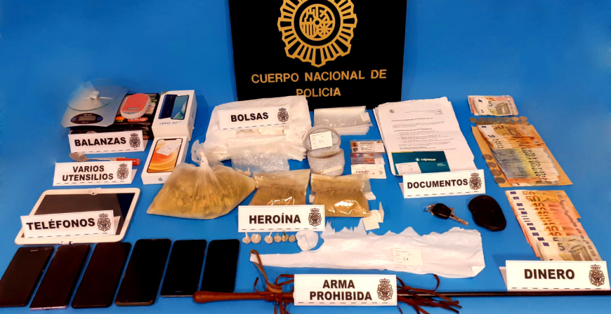 La Polica Nacional desarticula una organizacin dedicada al trfico de herona 