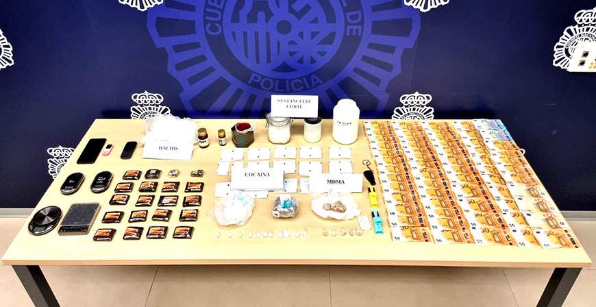 La Polica Nacional detiene a un hombre en Santander por trfico de drogas