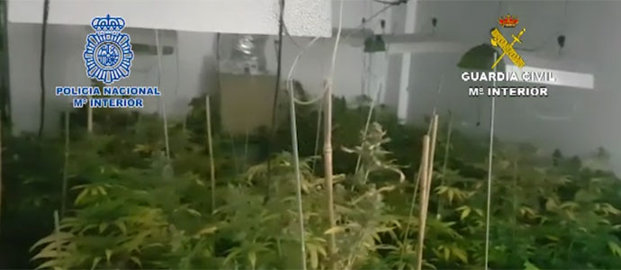 Polica Nacional y Guardia Civil desarticulan un grupo criminal dedicado al trfico de drogas en Cantabria