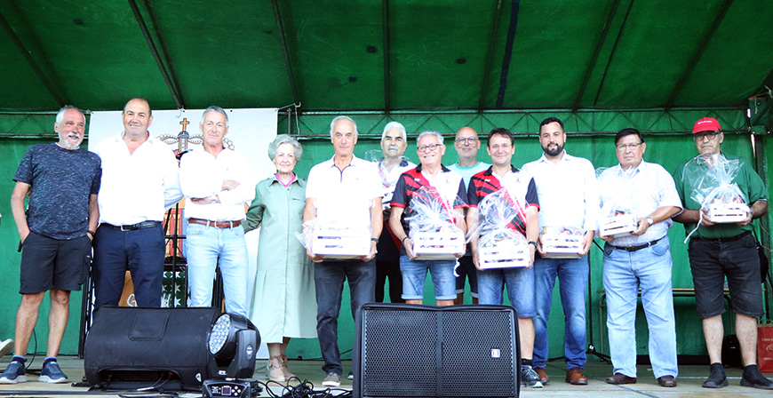 Postigo, Ferm�n y Felipe se imponen en el X Torneo de Petanca de Campoo de Enmedio 