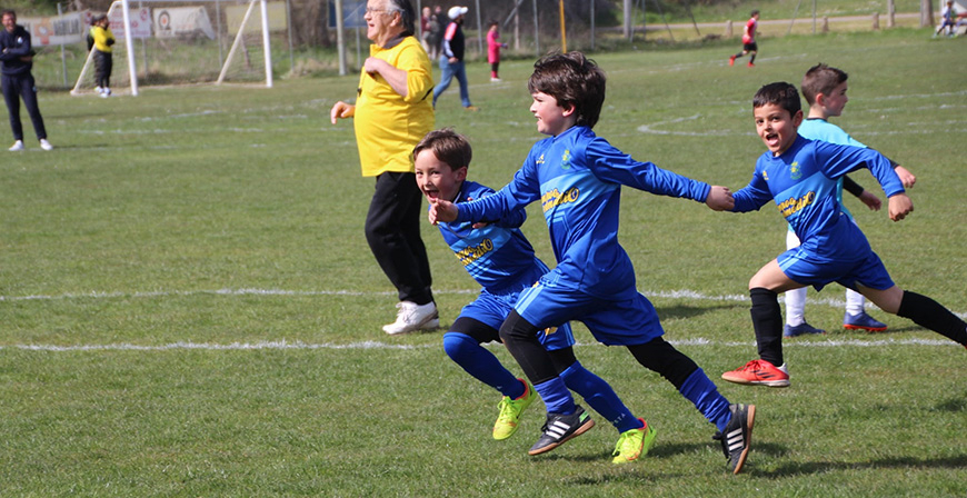 Los prebenjamines de Enmedio se desplazaron a Aguilar para disputar un triangular amistoso