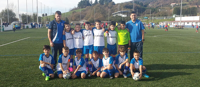 Los prebenjamines logran su primera victoria de la liga