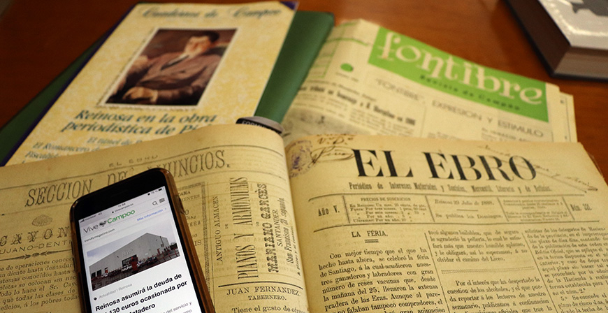 De prensa y diarios  (138 aos de publicaciones en Reinosa)