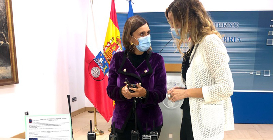 Presidencia destina 140.000 euros a la compra de terminales para la nueva red digital de comunicaciones de emergencias