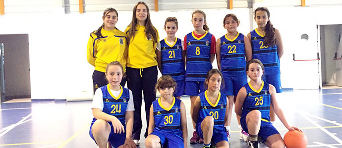 Primera derrota de la temporada para las alevines de Campoo de Enmedio