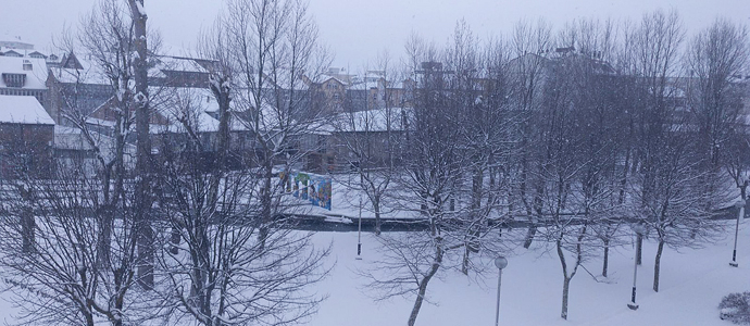 Primero fro, ahora nieve y maana viento