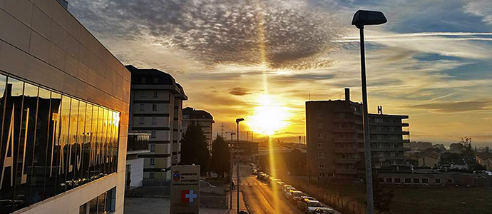 Los primeros rayos de sol