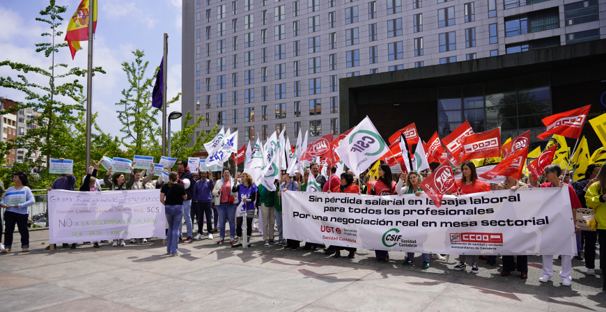 Los profesionales de la sanidad claman contra la 
