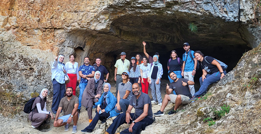 Profesores y estudiantes rabes visitan el Geoparque Las Loras para conocer el potencial del turismo ligado a los recursos hdricos