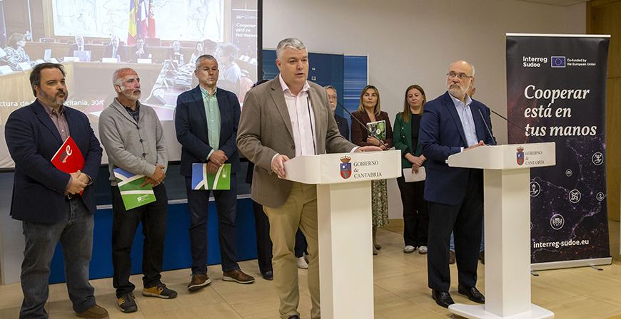 El programa europeo Interreg Sudoe aprueba cinco proyectos de Cantabria con un presupuesto de 7,9 millones de euros