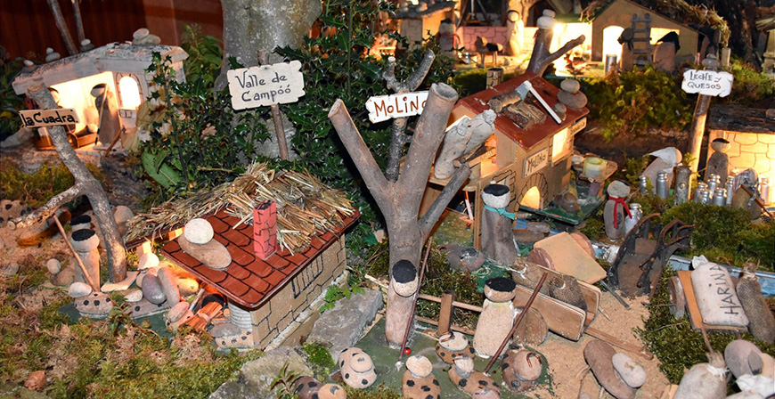 El 'pueblo campurriano' se engalana para la Navidad en su 25 aniversario