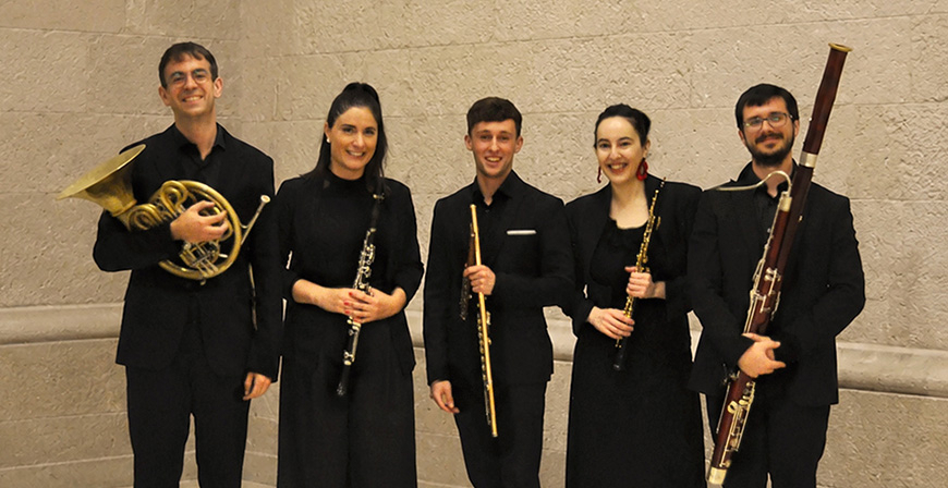El Quinteto de Viento de la OSCAN protagoniza este s�bado el tercer concierto del Festival Torre de Villaescusa con el aforo agotado 