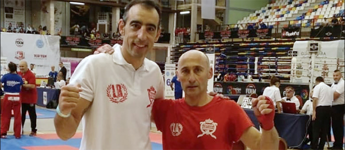 Ramn Moreno, campen de Espaa de Kick Light Veteranos
