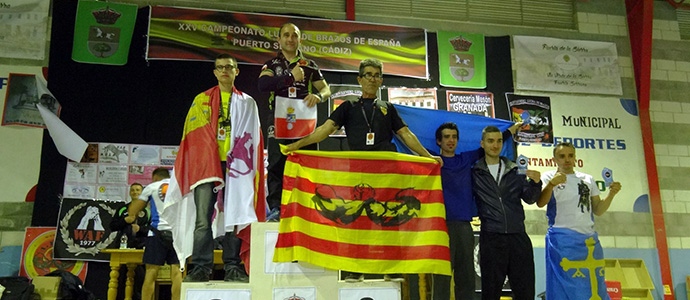 Ral Fernndez y Camilo Vega, campeones de Espaa de Lucha de Brazos