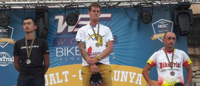 Ral Gutirrez, bronce en el Mundial de Bike Trial