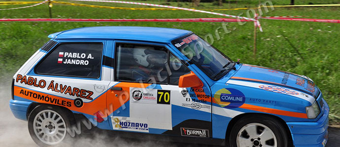Ral Gutirrez y Pablo lvarez disputaron el IX Rallysprint de Miengo