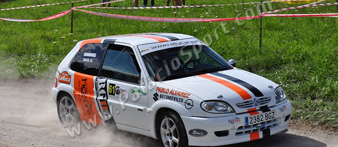 Ral Gutirrez y Pablo lvarez disputaron el IX Rallysprint de Miengo