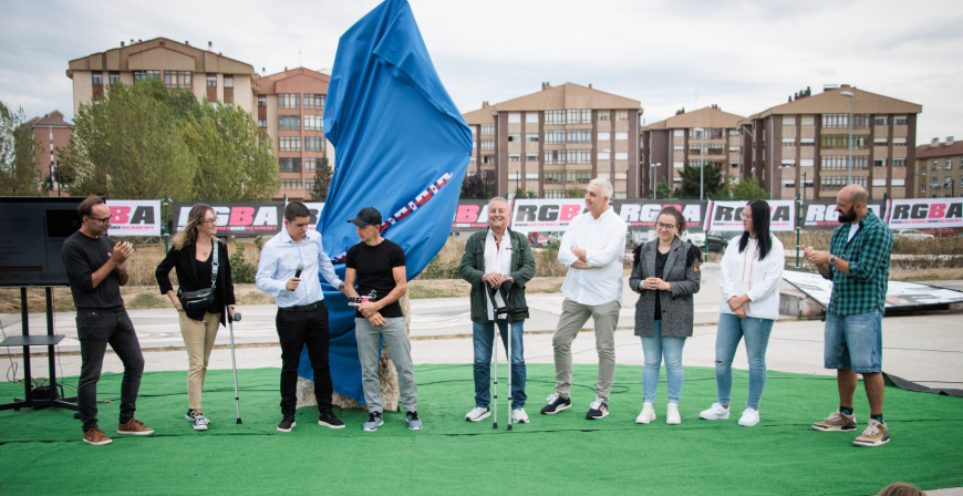 Ral Gutirrez pone nombre al bike park de Reinosa