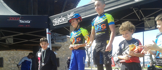 Ral Gutirrez, segundo en la Copa de Asturias de Trial bici