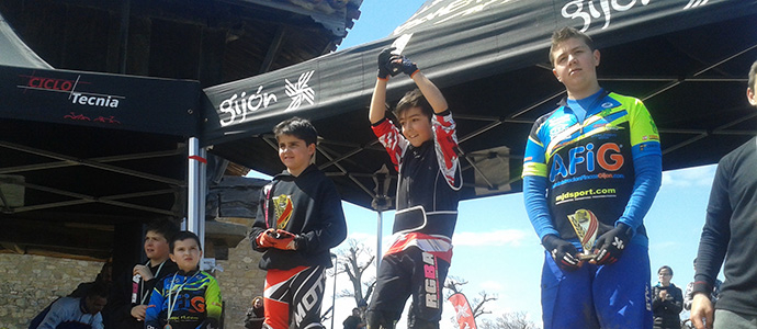 Ral Gutirrez, segundo en la Copa de Asturias de Trial bici
