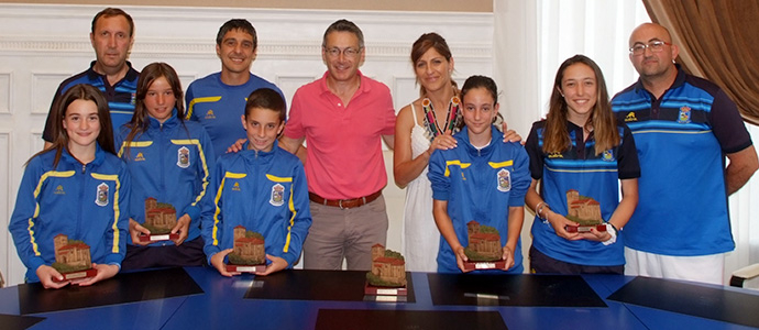 Recepcin a los deportistas que han participado en el Campeonato de Espaa