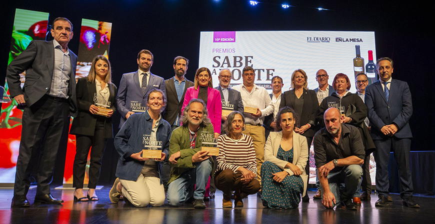 Reconocimiento al sector agroalimentario regional en los X Premios Sabe a Norte