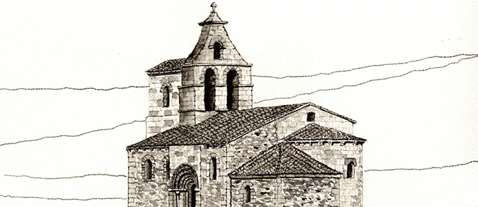 Un recorrido en blanco, negro y grises por el romnico de la Montaa Palentina