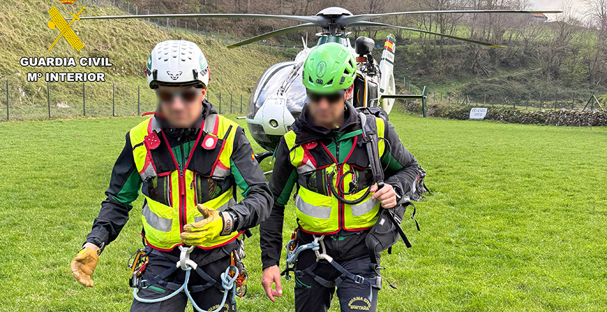 Recuperan el cuerpo sin vida del senderista desaparecido en Arredondo