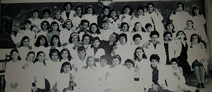 Reencuentro de las compaeras de pupitre de la 'Escuela de La Villa'