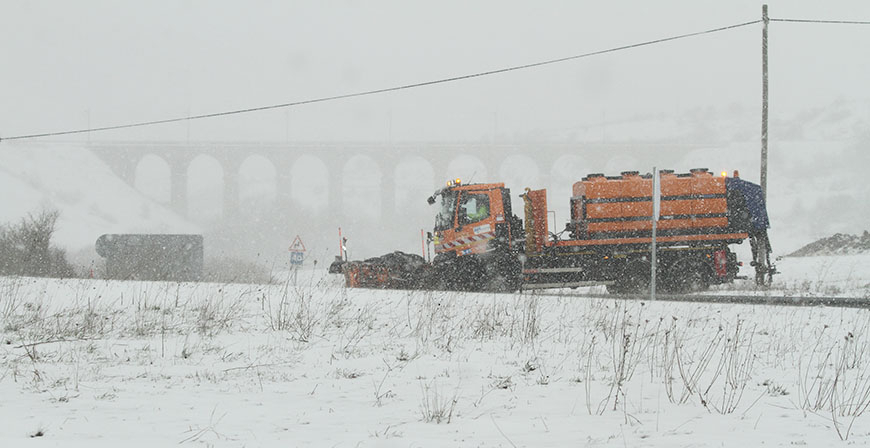 Regresa el aviso amarillo por nieve a Campoo