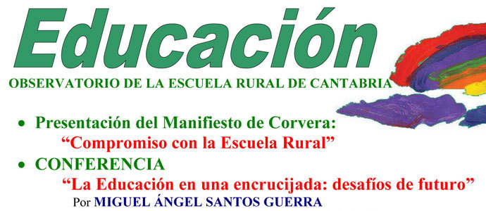 Reinosa acoge este jueves un encuentro del Observatorio de la Escuela Rural