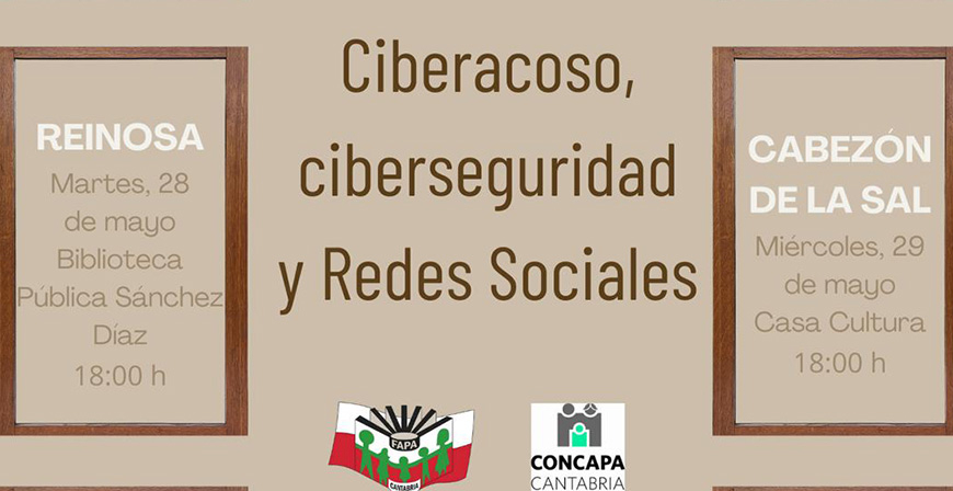 Reinosa acoger una charla dirigida a las familias sobre ciberacoso y redes sociales impartida por Polica Nacional y Guardia Civil