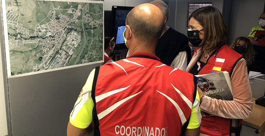 Reinosa acogi un simulacro de emergencias por inundaciones