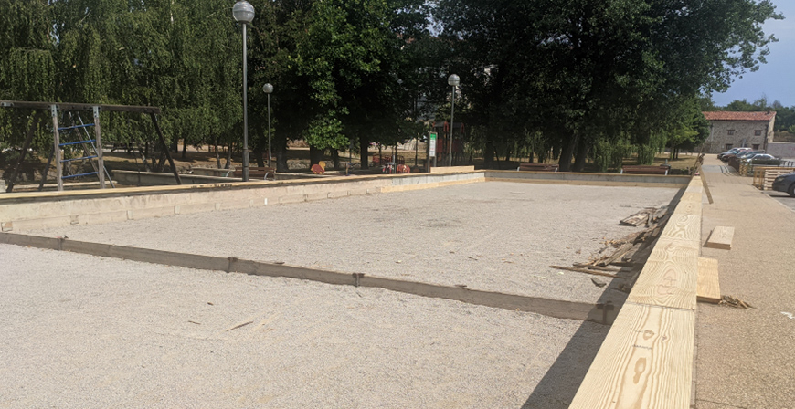 Reinosa destina 12.342 euros a ampliar las pistas de petanca del Campo Colorado