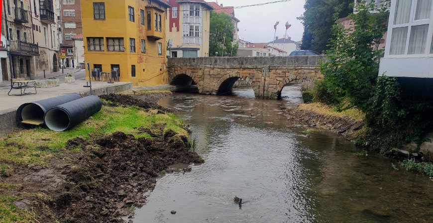 Reinosa destina 46.600 euros a la limpieza del tramo urbano del Ebro